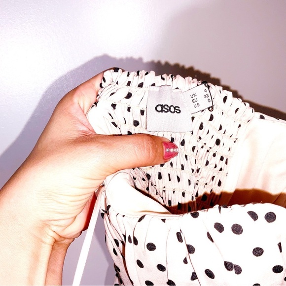 ASOS Sweetheart Neckline Strapless Polka Dot Mini | US SIZE 0 - Picture 6 of 6